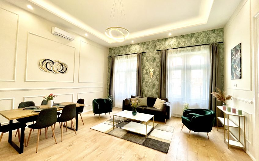 8.District,Close to Corvin-Plaza,3 rooms +Livinh room with 2 Bathrooms (NEW Furniture)